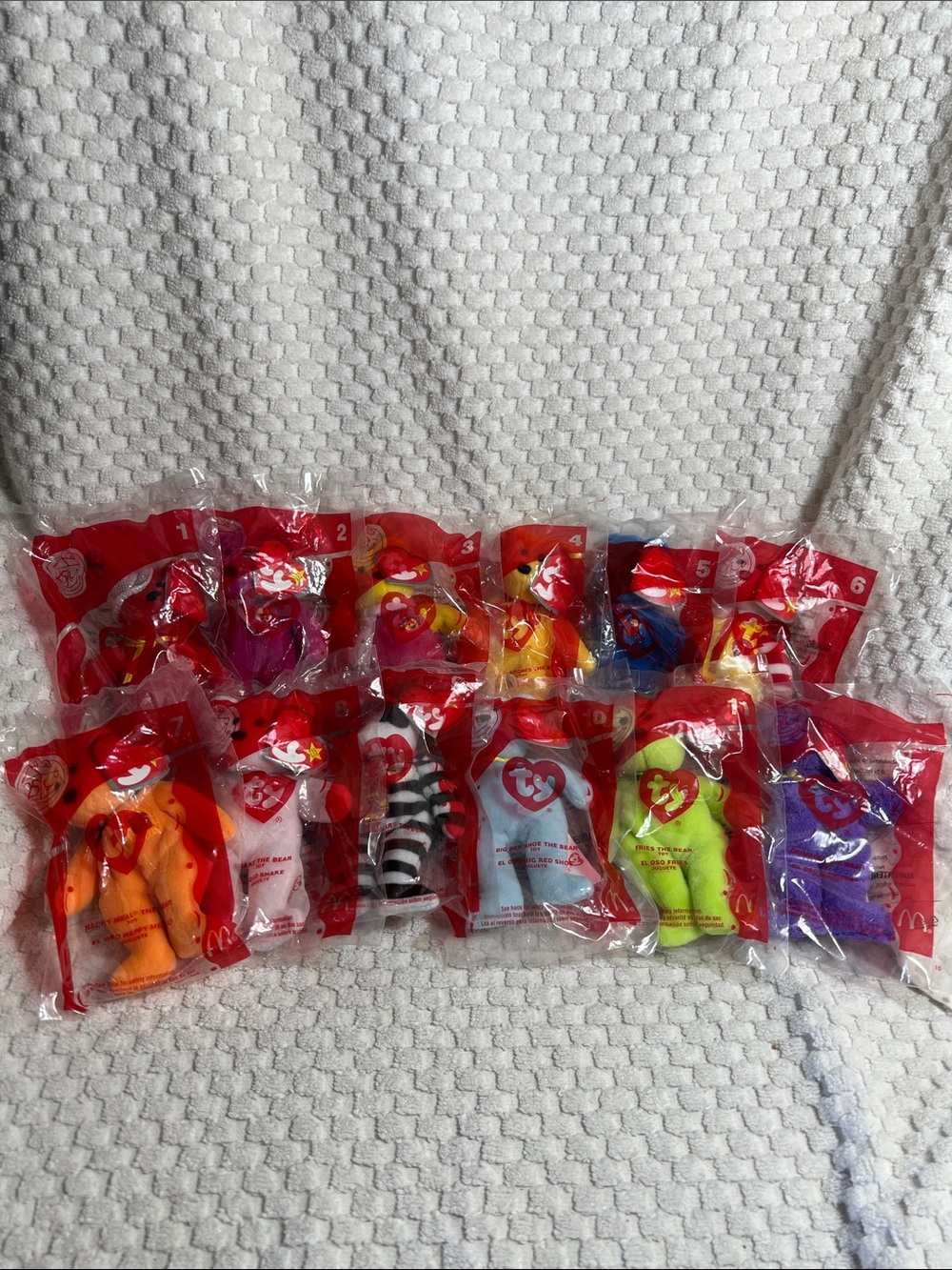 McDonald’s TY Beanie Babies Happy Meals 25th Anniversary Set of 12